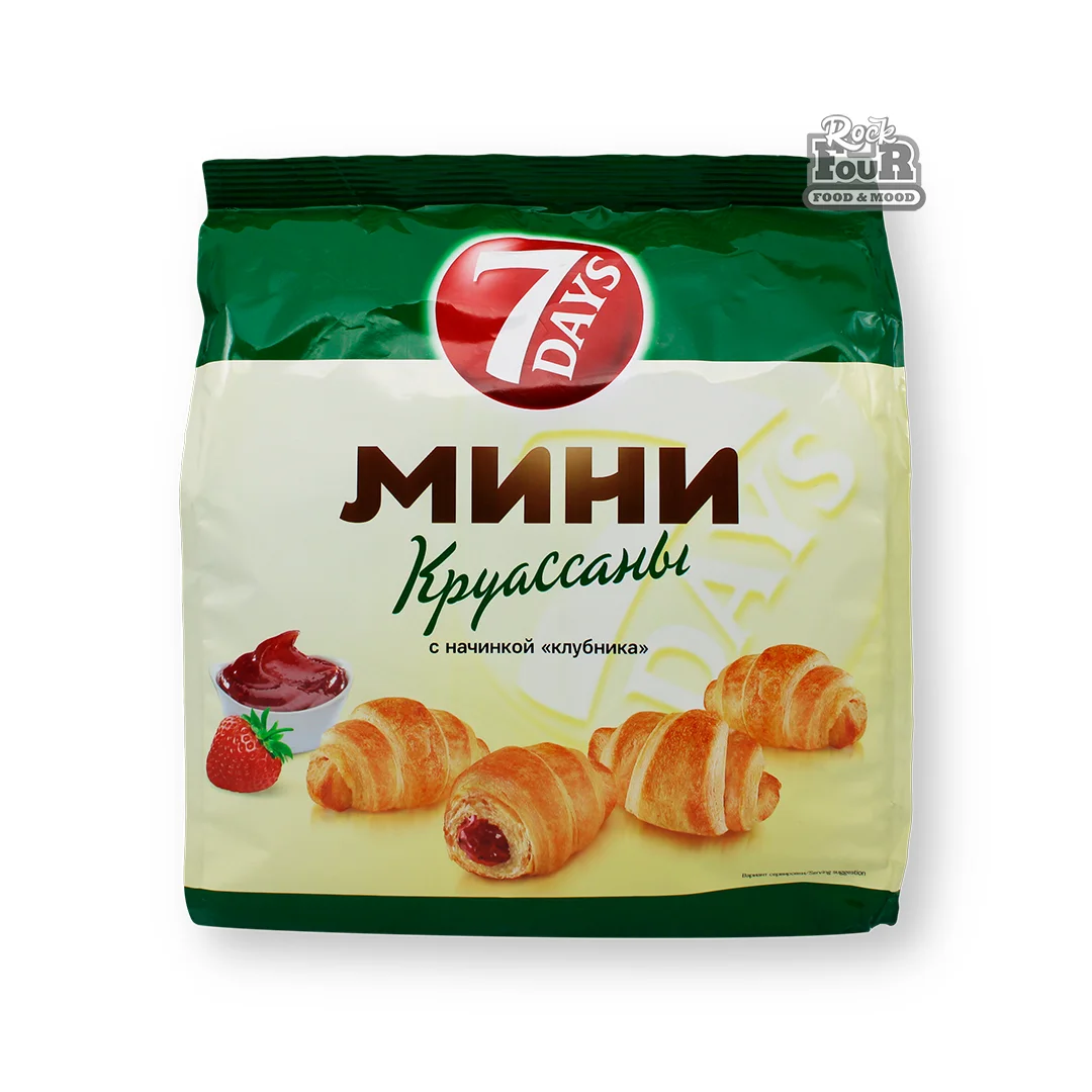 Mini croissants "7Days" with strawberry filling 200g